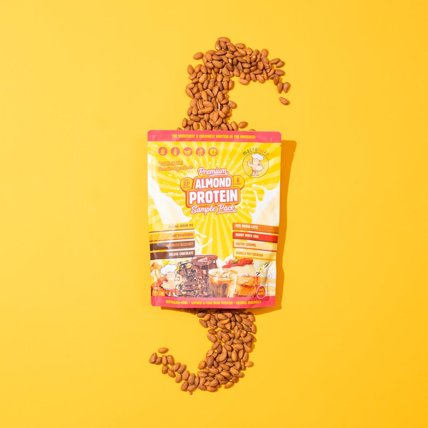 Macro Mikes Almond Protein Sample Pack