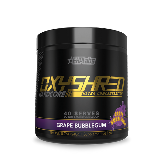 OxyShred Hardcore Grape Bubblegum 40 serve