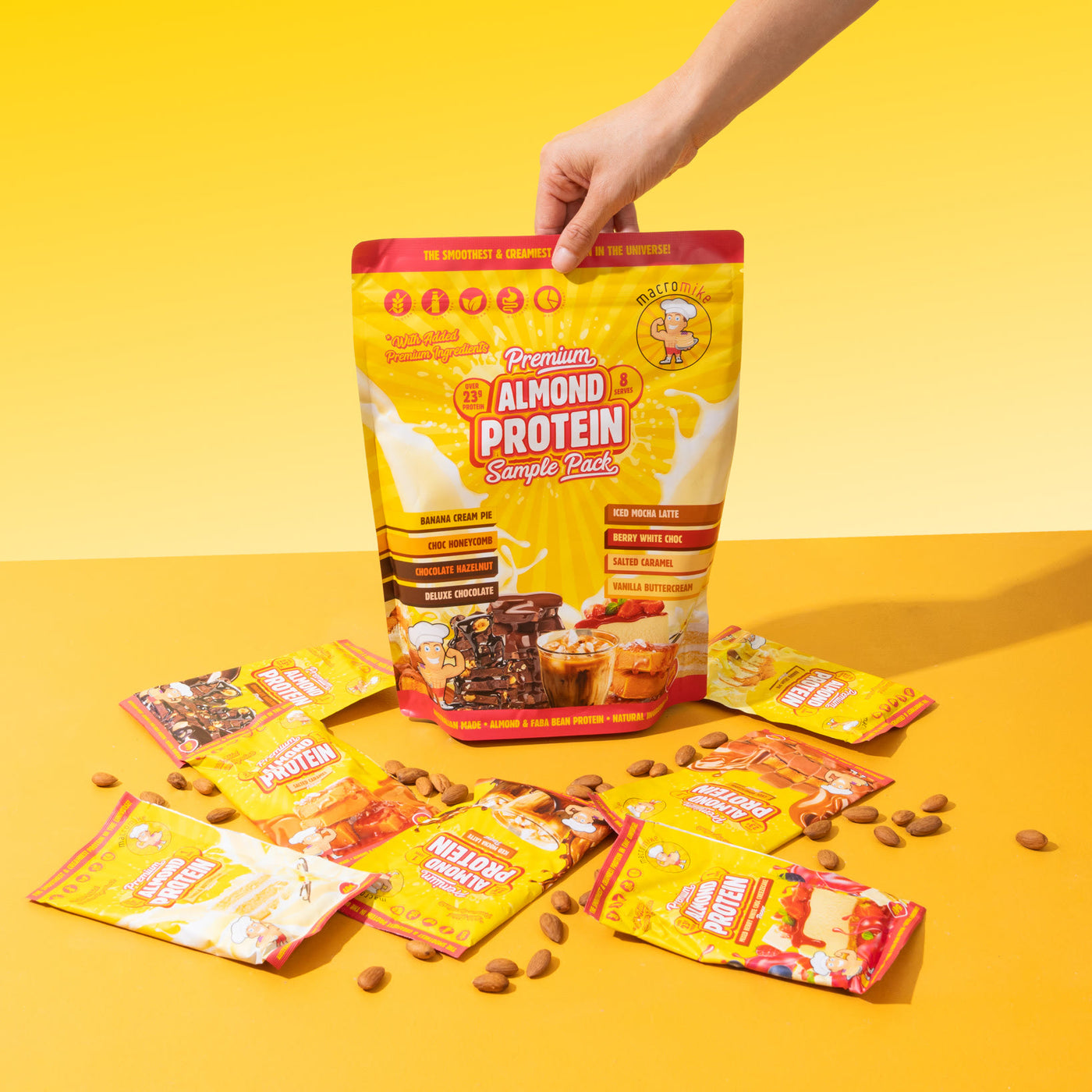 Macro Mikes Almond Protein Sample Pack