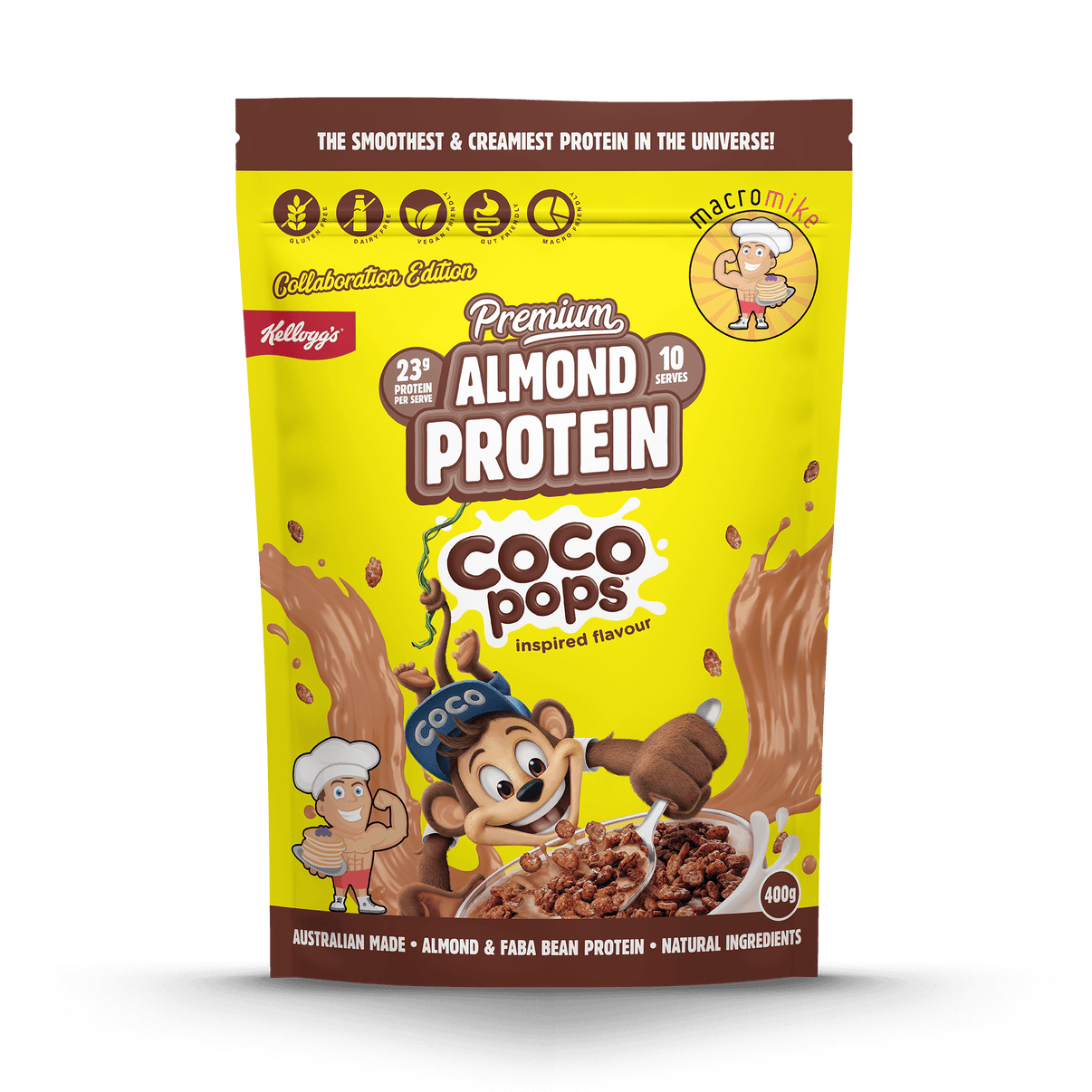 Macro Mikes - Premium Almond Protein 400g