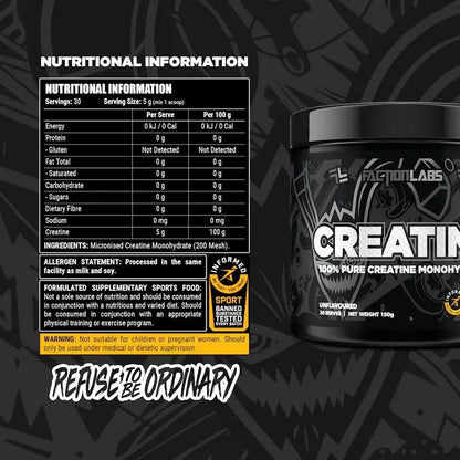 Faction Labs Unflavoured Creatine 500g