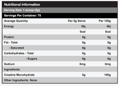 Red Dragon Creatine Monohydrate 375g