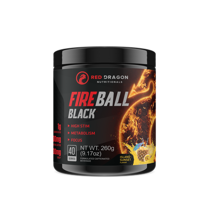 Red Dragon FIREBALL BLACK THERMOGENIC 40 Serves