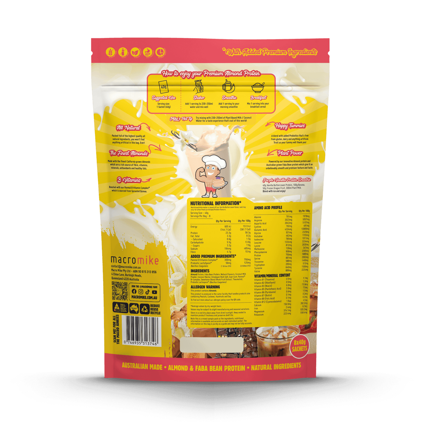 Macro Mikes Almond Protein Sample Pack