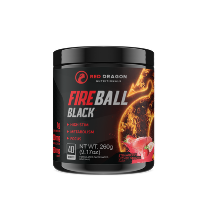 Red Dragon FIREBALL BLACK THERMOGENIC 40 Serves
