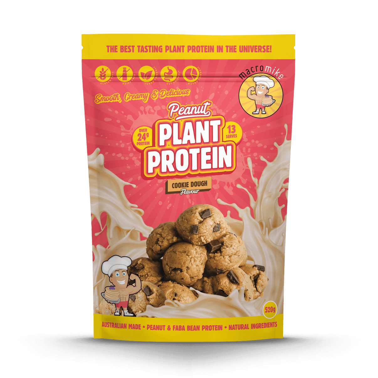 Macro Mikes - Peanut Plant Protein 520g