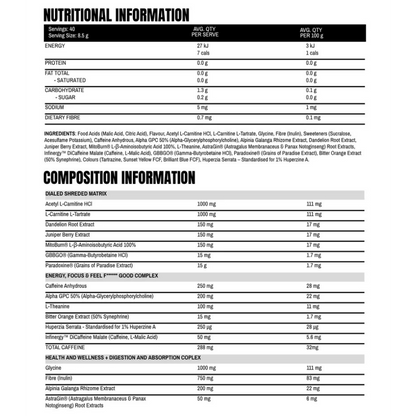 DIALED SHRED 40serves